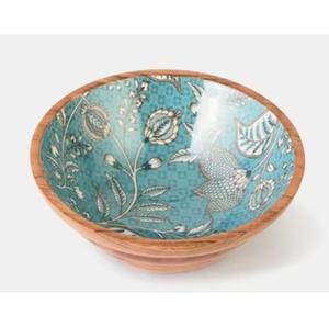 ชามสลัดผลไม้ไม้ดีไซน์แฮนด์เมด ตกแต่งสีเข้ม ขนาดสั่งทำได้ อุปกรณ์ครัว ชามผสม ราคาถูกที่สุด - Product Image 3