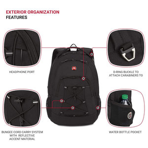 Sac à dos extensible pour ordinateur portable, ouverture à 180 degrés, chargement USB, pour les voyages technologiques modernes - Product Image 5