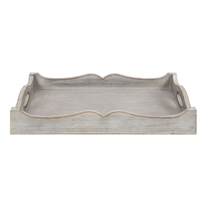 Plateaux de service en bois au design fantastique avec poignées métalliques, lot de 2, plateaux décoratifs pour la maison, l'hôtel, le restaurant, en solde - Product Image 3