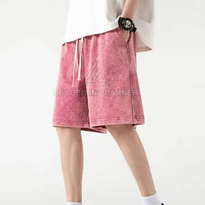 Shorts con lavado ácido hechos a medida al mejor precio, shorts con lavado ácido con logotipo personalizado, los más vendidos en oferta. - Product Image 3