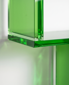 Étagère à livres moderne en acrylique, étagère d'angle à 1 niveau, étagère de rangement transparente du sol au plafond, personnalisable - Product Image 6