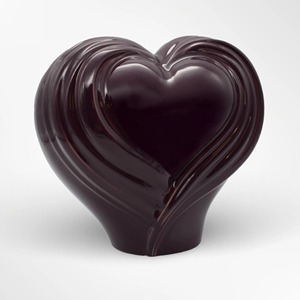 Urna Funeraria con Diseño de Árbol Dorado y Negro en Forma de Corazón, Urna Conmemorativa para Cenizas de Adultos, Excelente Calidad - Product Image 2