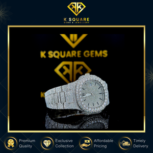 ผู้ส่งออกขายส่งคุณภาพสูง นาฬิกาข้อมือควอตซ์อัตโนมัติแบบอนาล็อก สำหรับทุกเพศ สายแก้วมอยส์ซาไนต์ กันน้ำ 3 เมตร หรูหรา - Product Image 5