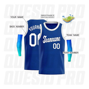 Venta al por Mayor de Camisetas de Baloncesto Sublimadas Reversibles Personalizadas, Últimos Modelos, Camisetas de Baloncesto Económicas, Ropa Deportiva Transpirable - Product Image 5