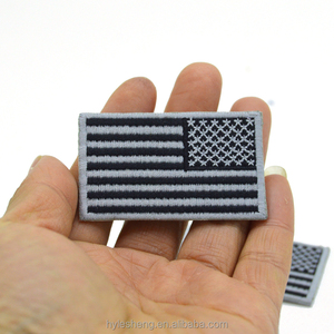 Factory Custom Brand Embroidery Patch Woven Iron On Applique for Garments - Product Image 4