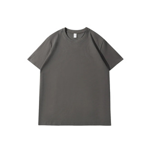 Camiseta de algodón oversize de cuello redondo y manga corta con hombros caídos, estilo urbano, para jóvenes, venta al por mayor - Product Image 4