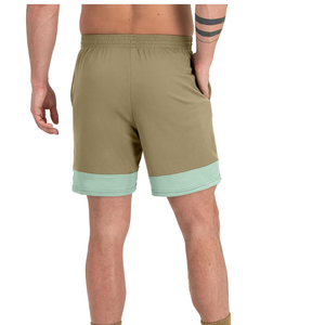 Men's Solid Color Bermuda <b>Shorts</b> Mid Waist Elastic Quick Dry With Pockets Casual Style - Product Image 2