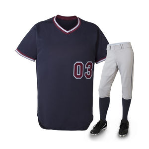 Conjuntos de Uniformes de Béisbol con Pantalones y Camiseta de Entrenamiento de Secado Rápido, Transpirables, con Nombre y Número del Equipo Impresos Personalizados, MOQ Bajo - Product Image 5