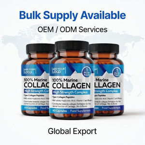 Cápsulas de Colágeno Marino 1200mg, Colágeno de Pescado Hidrolizado Tipo I, OEM, Marca Privada, Suministro al por Mayor - Product Image 4