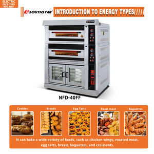 Horno Eléctrico Comercial Southstar para Panadería, Pasteles, Pizza y Galletas, con <span class=keywords><strong>8</strong></span> Bandejas y Función <span class=keywords><strong>de</strong></span> Fermentación - Product Image 3