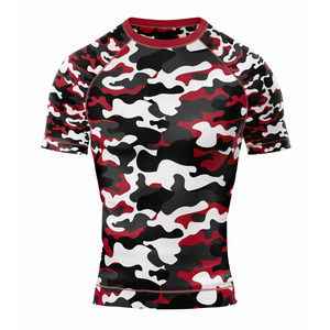 Custom Sublimation Rash Guard for <b>Men</b> Quick Dry <b>Compression</b> Sports <b>Shirt</b> - Product Image 1