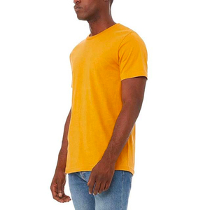 Camiseta de Algodón de Manga Corta de Alta Calidad, Ajuste Estándar, Personalizada con Impresión y Bordado, Ropa Casual para Hombre, Proveedor de Fábrica OEM ODM - Product Image 3