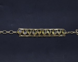 Heated Citrine German Silver <b>Adjustable</b> <b>Bracelet</b> Natural Citrine Gemstone Cuff Handmade Fashion Jewelry - Product Image 1