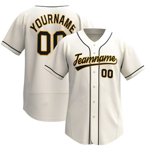 2026 Best Quality Stitched 100% <b>Polyester</b> And Cotton Baseball Team Customizable Jersey Sporty Outdoor - Product Image 6