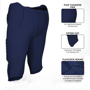Pantalones de Fútbol Americano de Alta Calidad, Talla Grande, Largos hasta la Rodilla, que Absorben la Humedad y se Secan Rápidamente, Personalizados para la Venta - Product Image 2
