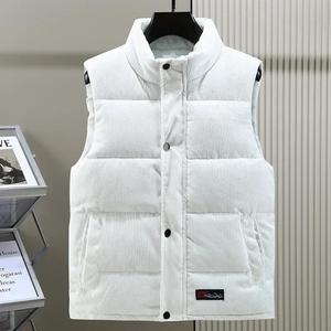 Gilet en laine à la mode pour hommes gilets rembourrés en coton vestes sans manches chaudes grande taille S-6XL 10 nouveaux styles - Product Image 4