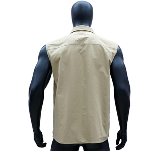 Men's Lapel <b>Linen</b> <b>Sleeveless</b> Shirt Summer Thin Loose Casual Open Front Cardigan Vest <b>Tops</b> - Product Image 5
