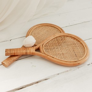 Raquette de ping-pong en rotin, jouet pour enfants très vendu, durable, fait main, jouet éducatif pour tout-petits - Product Image 4