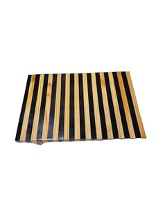 ขาตั้งเค้กเรซิ่นอีพ็อกซี่พรีเมียมและลายไม้ฝัง ขาโลหะ สำหรับโชว์ขนมหวาน เหมาะสำหรับงานปาร์ตี้ วันหยุด และตกแต่งโต๊ะอย่างมีระดับ - Product Image 4