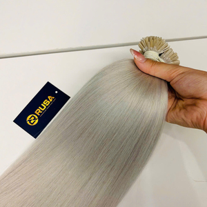 Venta al por mayor de fábrica, cabello liso personalizado, cabello vietnamita con queratina, extensiones de alta calidad, sin sintéticos, con longitud de 10 pulgadas a 34 pulgadas. - Product Image 5
