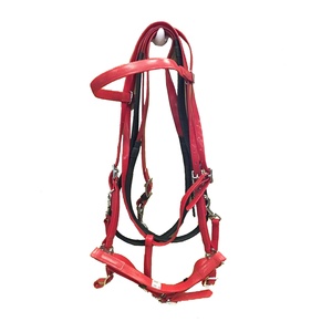 Haute qualité nouveauté pvc cheval bride Headstall avec revêtement caoutchouc poignée rênes rembourrage doux en gros - Product Image 3