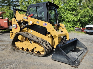 Chargeuse compacte sur chenilles d'occasion 259D3 2023, 74 CV, diesel, avec chargeur frontal et attache rapide hydraulique pour la construction - Product Image 4