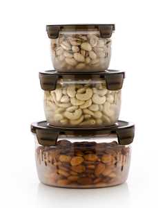Round Food Storage Containers with Clip-On Lids Airtight Freshness Preservation Kitchen Use PP Material Minimalist Design - Product Image 2