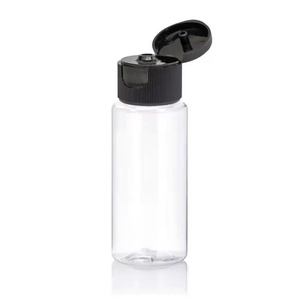 Custom Label PET Screw Cap-Aromatherapy Essential Oil Cosmetic 50ml Silk Screen <b>Printed</b> Plastic Cylinder Bottle - Product Image 3