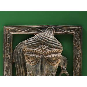 Fait à la main 8 pouces petit Vintage Tribal hommes tenture murale article de décoration - Product Image 2