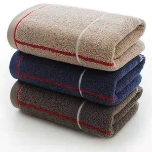 Serviette de toilette en coton style mode, douce et à séchage rapide, pour salle de bain, salon, salle de sport, hôtel, vente en gros, fabricant, couleur unie - Product Image 4