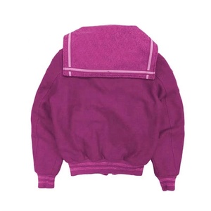 Custom Logo Wool Chenille Embroidery <b>Baseball</b> Letterman <b>Jackets</b> <b>Men</b> Vintage Blank Wool Varsity <b>Jacket</b> - Product Image 4