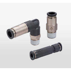 Piezas neumáticas de ajuste de parada de flujo de autosellado PISCO PSL8 - Product Image 1