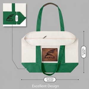 Sac fourre-tout en toile personnalisé, meilleur design 2026, avec logo numérique/soie/thermique/broderie, sac promotionnel pour cadeaux d'entreprise, taille personnalisable - Product Image 1