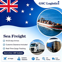Agent maritime chinois, fret maritime vers l'Australie, livraison DDP porte à porte