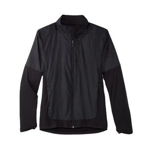 Chaqueta térmica con forro polar para correr en invierno para hombre, resistente al viento, transpirable, cálida, para correr, deportiva, color negro - Product Image 1