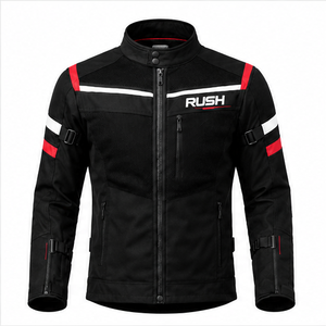 Blouson de moto pour homme Rush, manches longues, maille respirante, imperméable, séchage rapide, anti-UV, 220g, imprimé par transfert thermique, vêtements de course - Product Image 2