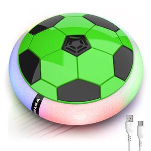 Ballon de football flottant à air comprimé le plus vendu avec lumières LED et pare-chocs en mousse souple pour jeux d'intérieur pour enfants, disponible à bon prix - Product Image 1