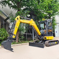 Livraison Gratuite – Nouvelle Excavatrice d'Ingénierie 3,5 Tonnes 4 Tonnes, Moteur CE EURO 5 EPA, Mini-Excavatrice sur Chenilles 3,5 Tonnes