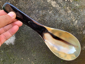 Polished Water Buffalo Horn Handcrafted <b>High</b> Quality Dinner Spoon Animal Style Flatware for Home Hotel <b>Kitchen</b> <b>Table</b> Decoration - Product Image 5