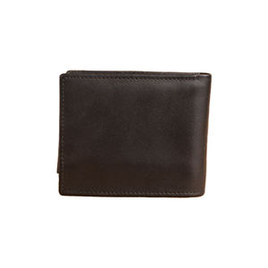 Cartera Larga Negra de Cuero Genuino Clásico de Alta Calidad, Portamonedas, Carteras de Diseñador de Lujo para Hombre - Product Image 1