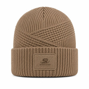 Premium Quality Warm Winter Knitting Wear <b>Beanies</b> <b>Hats</b> Custom Logo Wholesale <b>Beanies</b> <b>Hats</b> For Sale - Product Image 2