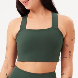 Women's High for Impact Shockproof Sports Bra T-Back Wholesale Custom Four-Way Gym Tank Tops for Running Fitness Training - Product Image 3