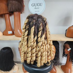 Pelucas frontales de cabello humano virgen vietnamita de alta demanda, con cutícula alineada, rizado tipo huevo, tono personalizado, de proveedores de cabello. - Product Image 1