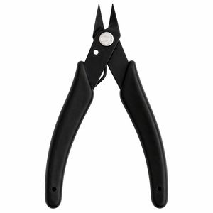 Pince à bec biseauté professionnelle avec manche blanc et doré, outil de précision pour la mise en forme et le pliage de fils, outil à main professionnel pour bijoux - Product Image 6