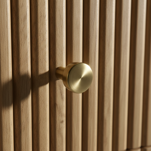 Table d'appoint/bord de lit moderne à 2 tiroirs en chêne écologique avec plateau en MDF et caoutchouc marbré, 5+ compartiments, design dynamique pour salles à manger et espaces de vie - Product Image 5