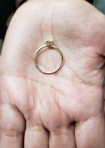4 Stone Lab Grown <b>Diamond</b> Gold Plated <b>Ring</b> 0.24 CT | IGI Certified | Party & Wedding Anniversary Bridal Jewelry - Product Image 5