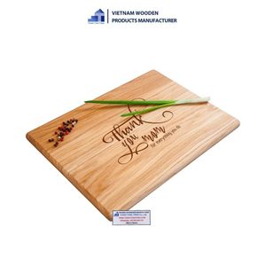 Acacia Wood Bread Board End Grain Chopping Board Custom Wooden Kitchenware Made in Vietnam Factory - Product Image 1
