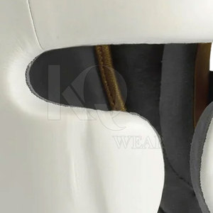 High Quality Leather Lightweight <b>Training</b> <b>Head</b> Guard with Breathable Inner Lining for Boxing and Martial Arts Practice - Product Image 5