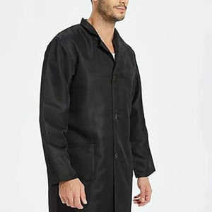 Blouse médicale classique à manches longues pour femme, uniforme d'infirmière, veste de laboratoire - Product Image 6