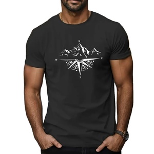 Pull à col en V décontracté pour hommes T-shirt d'été tendance couleur unie Fitness Sports Top Soft Top - Product Image 4